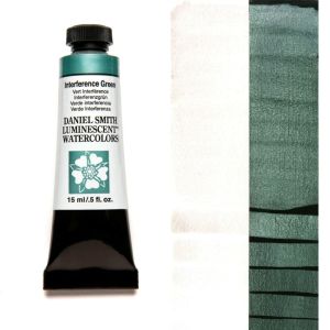 DANIEL SMITH Interference Green Watercolor 15 ml. - World`s finest artists` paints