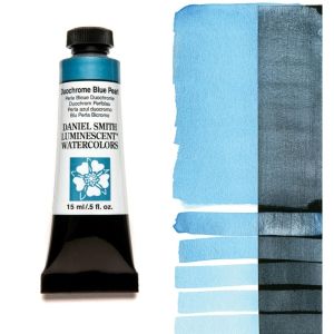 DANIEL SMITH Duochrome Blue Pearl Watercolor 15 ml. - World`s finest artists` paints