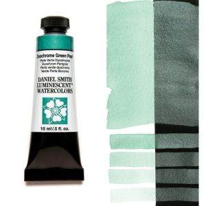 DANIEL SMITH Duochrome Green Pearl Watercolor 15 ml. - World`s finest artists` paints