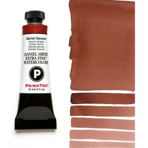 DANIEL SMITH PrimaTek Hematite Burnt Scarlet Genuine Watercolor 15 ml. - World`s finest artists` paints