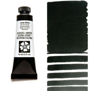 DANIEL SMITH Extra Fine™ Lamp Black Watercolor 15 ml. - World`s finest artists` paints