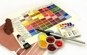 DANIEL SMITH Extra Fine™ Burnt Sienna Light Watercolor 15 ml. - World`s finest artists` paints