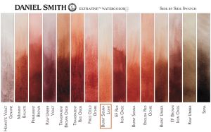 DANIEL SMITH Extra Fine™ Burnt Sienna Light Watercolor 15 ml. - World`s finest artists` paints