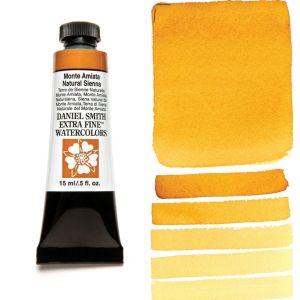 DANIEL SMITH Extra Fine™ Monte Amiata Natural Sienna Watercolor 15 ml. - World`s finest artists` paints