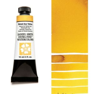 DANIEL SMITH Extra Fine™ Nickel Azo Yellow Watercolor 15 ml. - World`s finest artists` paints