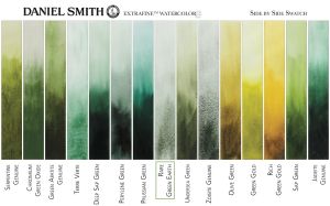 DANIEL SMITH Extra Fine™ Rare Green Earth Watercolor 15 ml. - World`s finest artists` paints