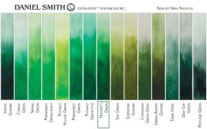 DANIEL SMITH Extra Fine™ Hooker’s Green Watercolor 15 ml. - World`s finest artists` paints