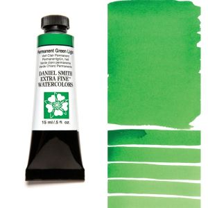 DANIEL SMITH Extra Fine™ Permanent Green Light Watercolor 15 ml. - World`s finest artists` paints
