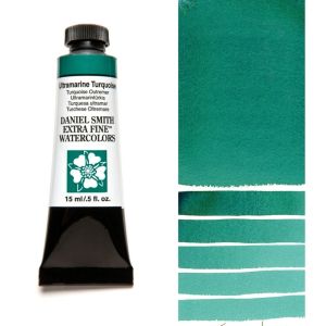 DANIEL SMITH Extra Fine™ Ultramarine Turquoise Watercolor 15 ml. - World`s finest artists` paints