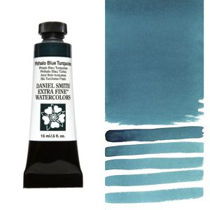 DANIEL SMITH Extra Fine™ Phthalo Blue Turquoise Watercolor 15 ml. - World`s finest artists` paints