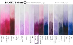 DANIEL SMITH Extra Fine™ Rose of Ultramarine Watercolor 15 ml. - World`s finest artists` paints