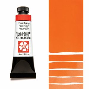 DANIEL SMITH Extra Fine™ Pyrrol Orange Watercolor 15 ml. - World`s finest artists` paints