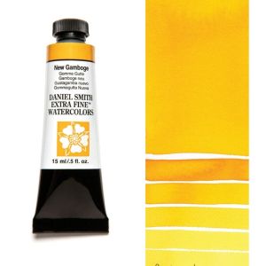 DANIEL SMITH Extra Fine™ New Gamboge Watercolor 15 ml. - World`s finest artists` paints