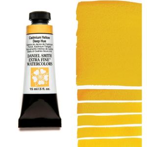 DANIEL SMITH Extra Fine™ Cadmium Yellow Deep Hue Watercolor 15 ml. - World`s finest artists` paints
