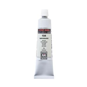 Acrylic paint Maestro Pan 45ml. - Zink White 104