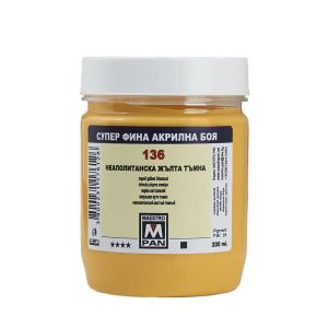 Acrylic paint Maestro Pan 45ml. - Naples yellow deep 136