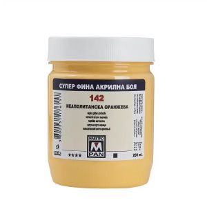 Acrylic paint Maestro Pan 45ml. - Naples yellow orange 142