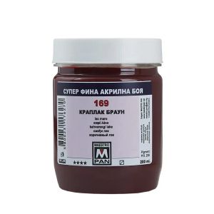 Acrylic paint Maestro Pan 45ml. - Permanent madder brown 169