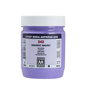 Acrylic paint Maestro Pan 45ml. - Briliant violet 242