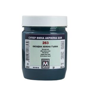Acrylic paint Maestro Pan 45ml. - Oxide green deep 263