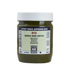 Акрилна боя Маестро Пан 45 мл. - Зелена земя светла 213