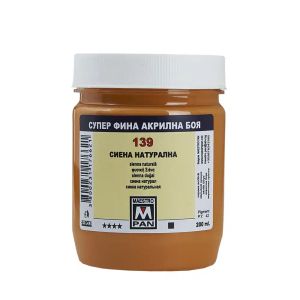 Acrylic paint Maestro Pan 45ml. - Raw sienna 139