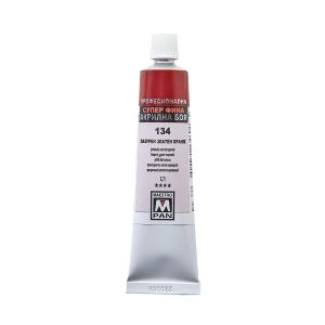 Acrylic paint Maestro Pan 45ml. - Transparent golden orange 134