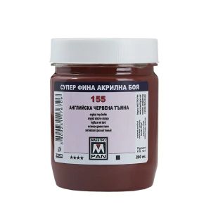 Acrylic paint Maestro Pan 45ml. - English red deep 155