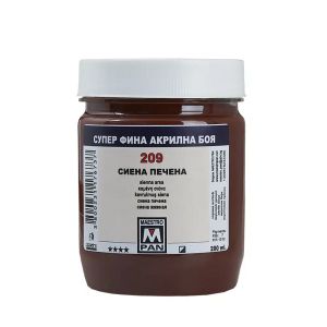Acrylic paint Maestro Pan 45ml. - Burnt sienna 209