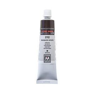 Acrylic paint Maestro Pan 45ml. - Van Dyke brown 212