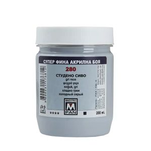 Acrylic paint Maestro Pan 45ml. - Cold grey 280