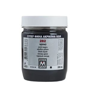 Acrylic paint Maestro Pan 45ml. - Oxide black 282