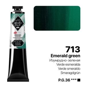 MASTER CLASS PRO ACRYLIC 46ml. - No.713 Emerald Green