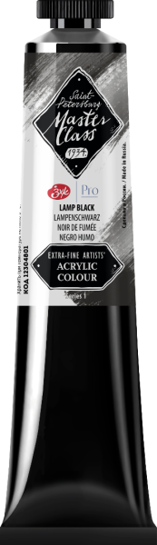 MASTER CLASS PRO ACRYLIC 46ml. - No.801 Lamp Black