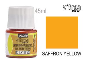 Боя за стъкло - 02 Шафраново жълто, PEBEO Vitrea 160