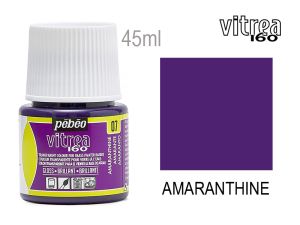 Боя за стъкло - 07 Амарантин, PEBEO Vitrea 160