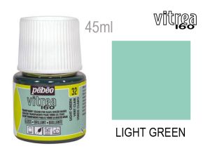Glass paint - 32 light green, PEBEO Vitrea 160