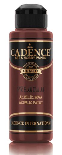 Акрилна боя CADENCE премиум полумат 120 мл. - 9510 червено кънтри