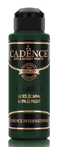 Акрилна боя CADENCE премиум полумат 120 мл. - 9052 Тъмно зелено