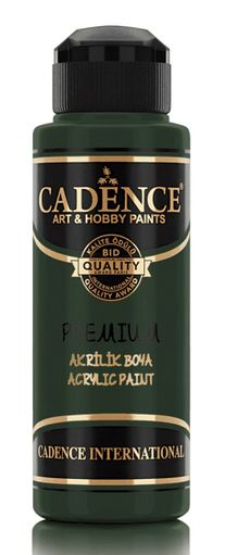 Акрилна боя CADENCE премиум полумат 120 мл. - 9006 Маслено зелено