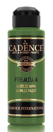 Акрилна боя CADENCE премиум полумат 120 мл. - 8024 Плато зелено