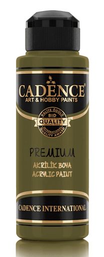 Акрилна боя CADENCE премиум полумат 120 мл. - 8014 зелена къна