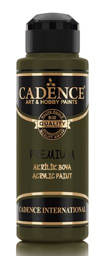 Акрилна боя CADENCE премиум полумат 120 мл. - 8010 Орехово зелено