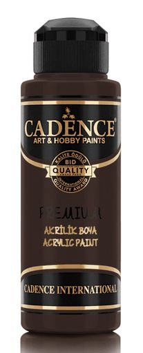 Акрилна боя CADENCE премиум полумат 120 мл. - 7575 Тъмнокафяво