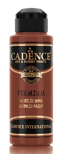 Акрилна боя CADENCE премиум полумат 120 мл. - 7554 Охсидно червено