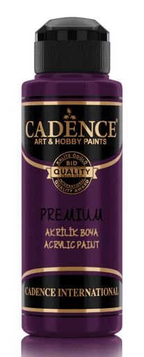 Акрилна боя CADENCE премиум полумат 120 мл. - 7022 Патладжан