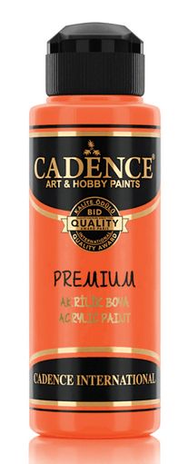 Акрилна боя CADENCE премиум полумат 120 мл. - 4 Флуоресцент Оранж
