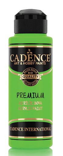 Акрилна боя CADENCE премиум полумат 120 мл. - 3 Флуоресцент зелено