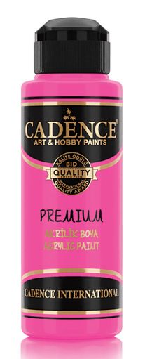 Акрилна боя CADENCE премиум полумат 120 мл. - 9991 Флуоресцент роза