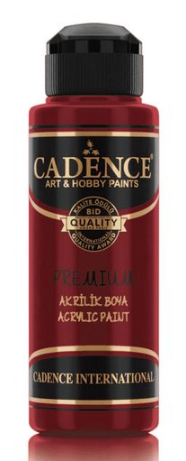 Акрилна боя CADENCE премиум полумат 120 мл. - 0011 Кървавочервено
